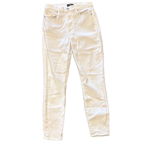 7 for All Mankind high waist ankle skinny jeans, size 27 - Picture 2 of 7